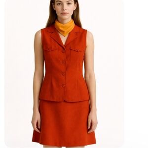 Volage | Vintage 70's Vest Skirt Set